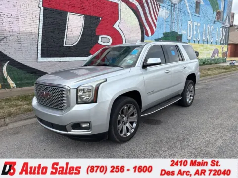 Silver 2017 GMC Yukon SLT for sale in Des Arc, AR