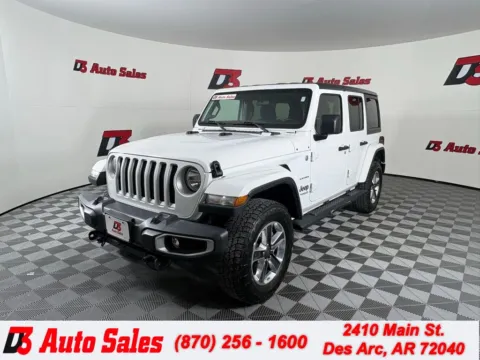 White 2021 Jeep Wrangler Unlimited Sahara for sale in Des Arc, AR