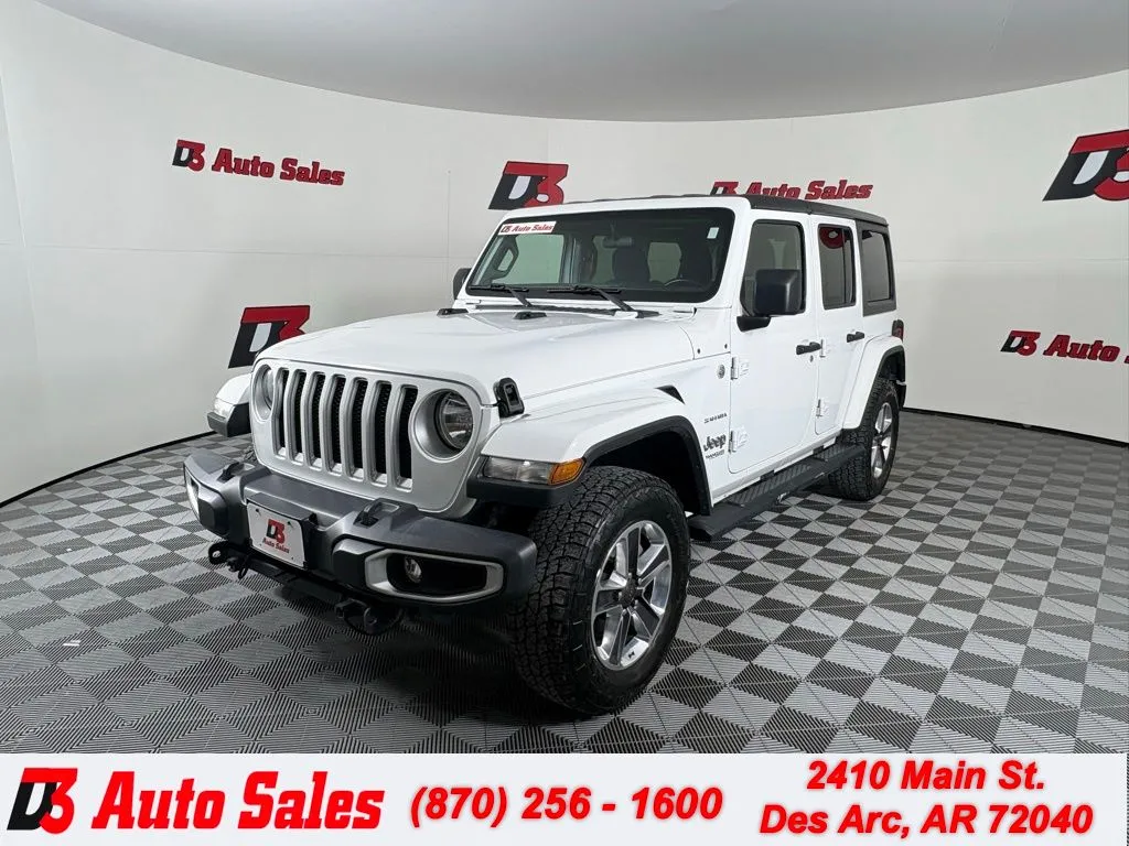 White 2021 Jeep Wrangler Unlimited Sahara for sale in Des Arc, AR