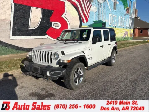 White 2021 Jeep Wrangler Unlimited Sahara for sale in Des Arc, AR