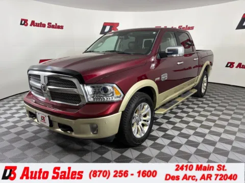 Red 2017 Ram 1500 Laramie Longhorn for sale in Des Arc, AR