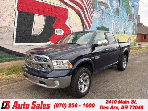 Blue 2017 Ram 1500 Laramie for sale in Des Arc, AR