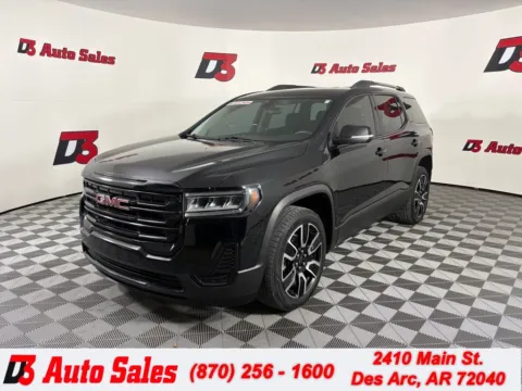 Black 2021 GMC Acadia SLE for sale in Des Arc, AR