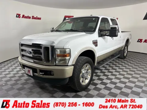 White 2010 Ford F-250SD King Ranch for sale in Des Arc, AR