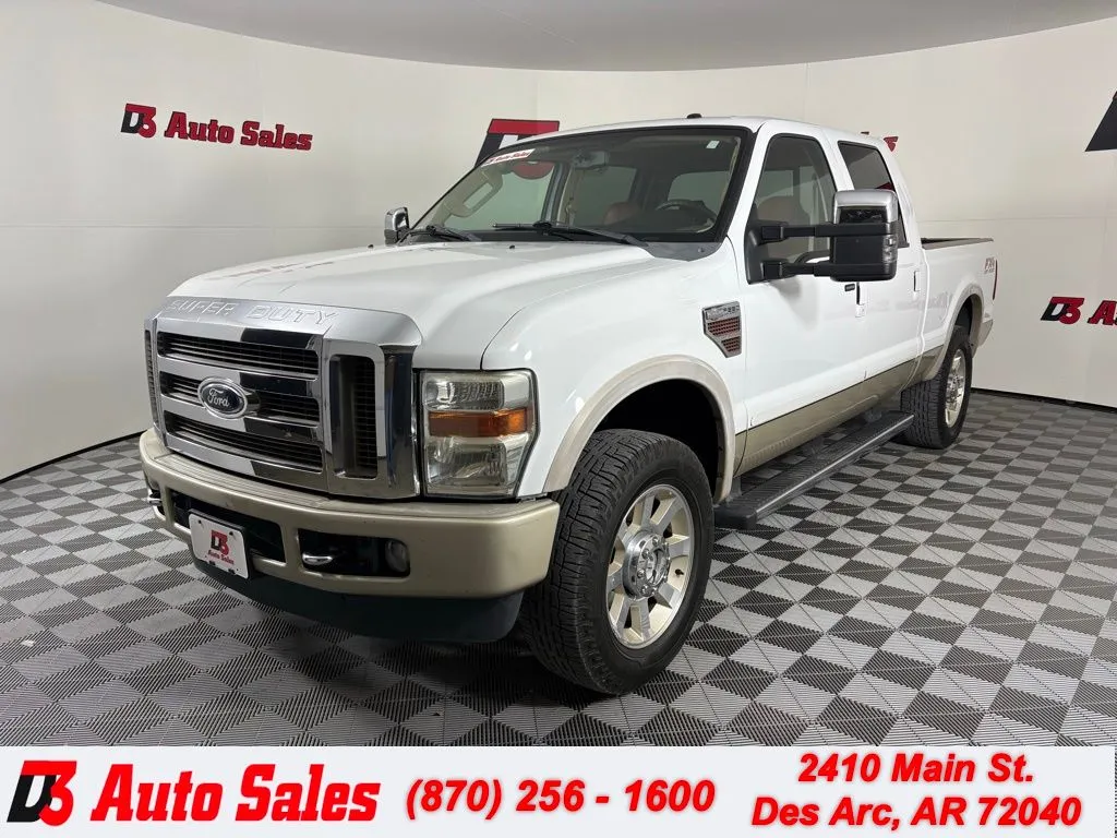 White 2010 Ford F-250SD King Ranch for sale in Des Arc, AR
