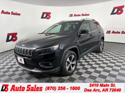 Black 2019 Jeep Cherokee Limited for sale in Des Arc, AR
