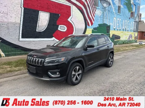Black 2019 Jeep Cherokee Limited for sale in Des Arc, AR