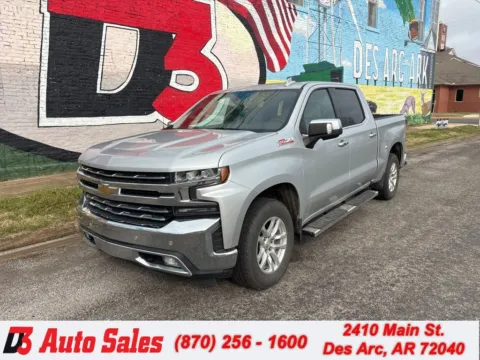 Silver 2019 Chevrolet Silverado 1500 LTZ for sale in Des Arc, AR