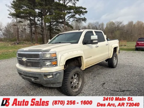 White 2014 Chevrolet Silverado 1500 LT for sale in Des Arc, AR