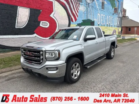 Silver 2017 GMC Sierra 1500 SLT for sale in Des Arc, AR