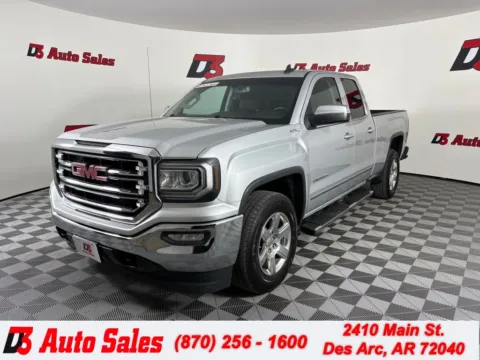 Silver 2017 GMC Sierra 1500 SLT for sale in Des Arc, AR