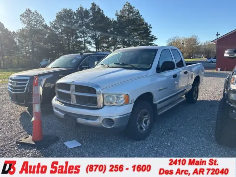 Blue 2002 Dodge Ram 1500 for sale in Des Arc, AR