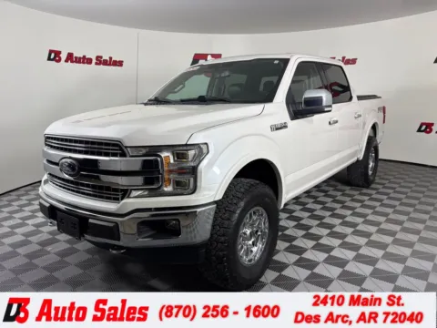 White 2018 Ford F-150 Lariat for sale in Des Arc, AR