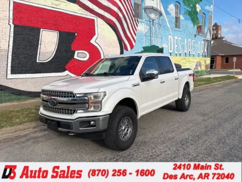 White 2018 Ford F-150 Lariat for sale in Des Arc, AR