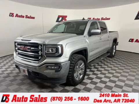 Silver 2018 GMC Sierra 1500 SLT for sale in Des Arc, AR
