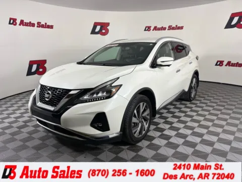 White 2019 Nissan Murano SL for sale in Des Arc, AR