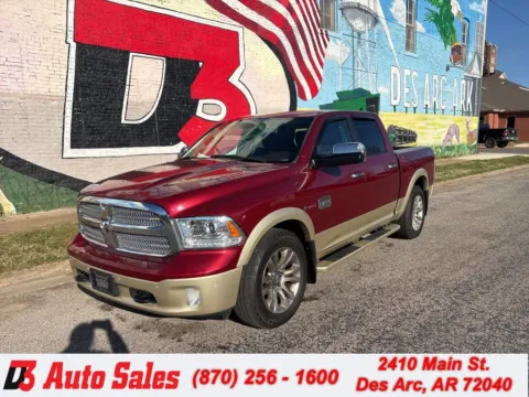 Red 2014 Ram 1500 Laramie Longhorn for sale in Des Arc, AR