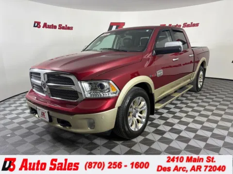 Red 2014 Ram 1500 Laramie Longhorn for sale in Des Arc, AR