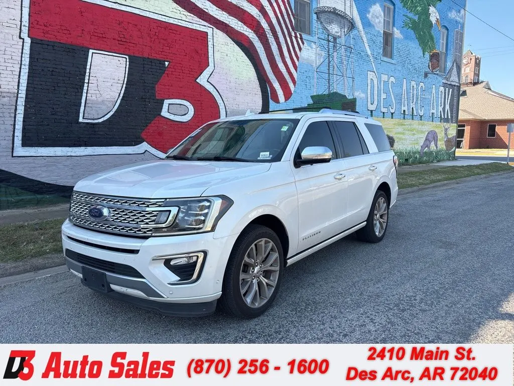 White 2019 Ford Expedition Platinum for sale in Des Arc, AR