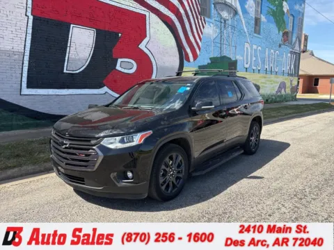 Black 2021 Chevrolet Traverse RS for sale in Des Arc, AR