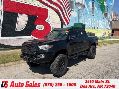 Black 2017 Toyota Tacoma Limited for sale in Des Arc, AR