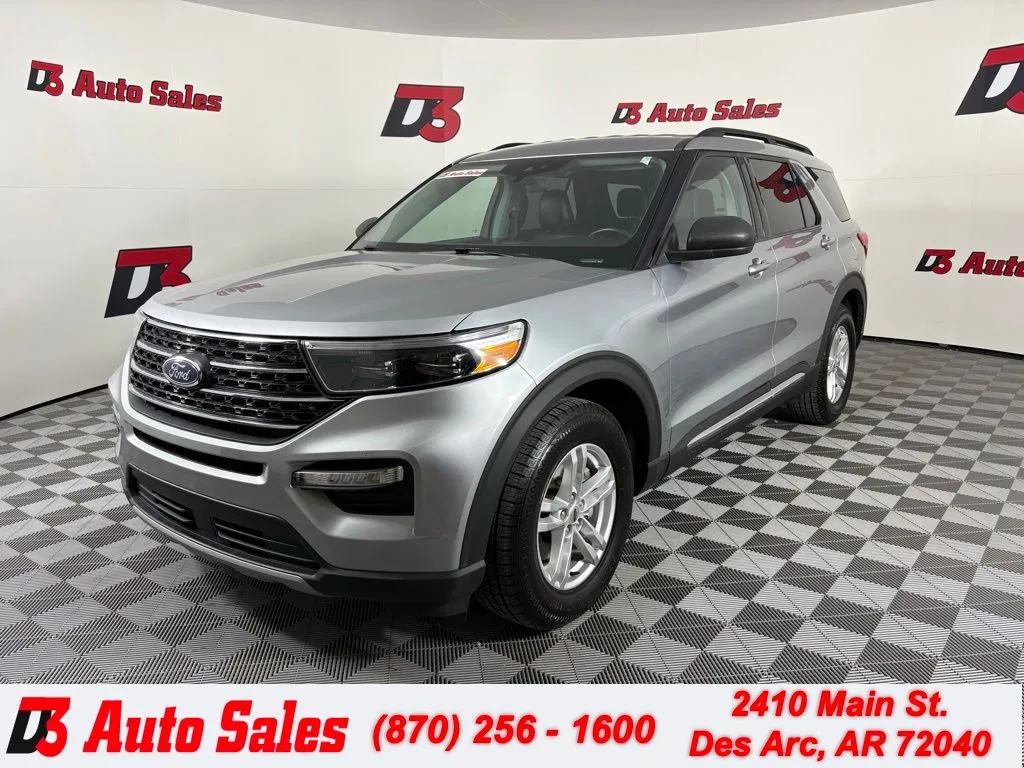 Silver 2023 Ford Explorer XLT for sale in Des Arc, AR