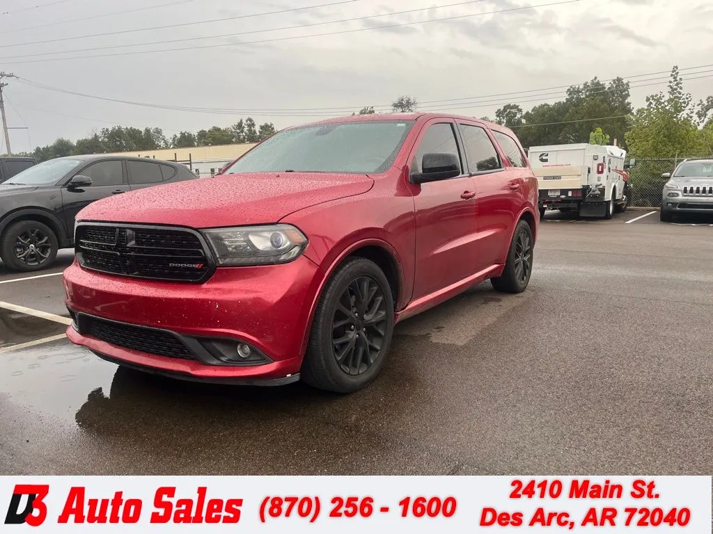 Red 2015 Dodge Durango SXT for sale in Des Arc, AR