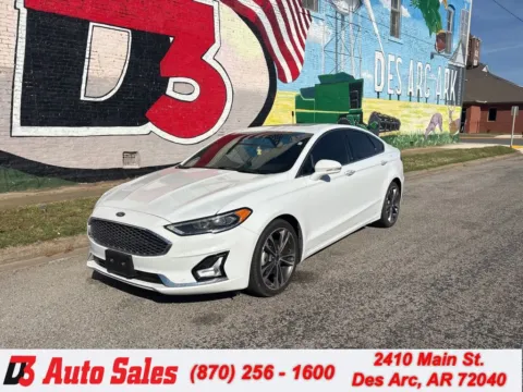 White 2020 Ford Fusion Titanium for sale in Des Arc, AR