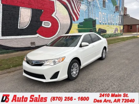 White 2013 Toyota Camry L for sale in Des Arc, AR