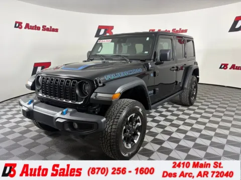 Black 2024 Jeep Wrangler Rubicon 4xe for sale in Des Arc, AR