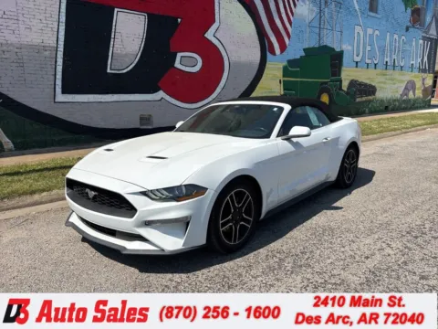 White 2022 Ford Mustang EcoBoost Premium for sale in Des Arc, AR