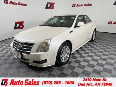 White 2013 Cadillac CTS Luxury for sale in Des Arc, AR