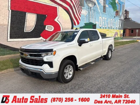 White 2023 Chevrolet Silverado 1500 LT for sale in Des Arc, AR
