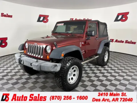 Red 2010 Jeep Wrangler Sport for sale in Des Arc, AR