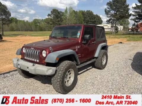 Red 2010 Jeep Wrangler Sport for sale in Des Arc, AR