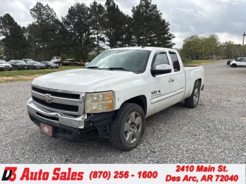 White 2010 Chevrolet Silverado 1500 LT for sale in Des Arc, AR