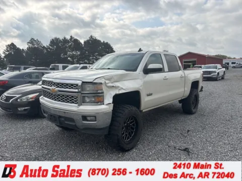 White 2015 Chevrolet Silverado 1500 LT for sale in Des Arc, AR