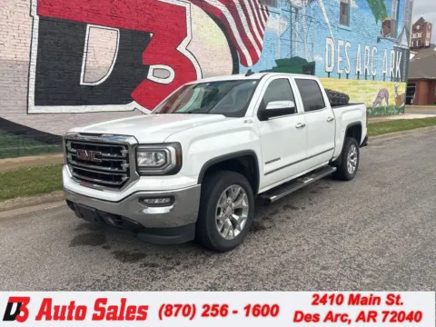 White 2018 GMC Sierra 1500 SLT for sale in Des Arc, AR