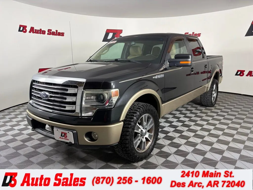 Black 2014 Ford F-150 Lariat for sale in Des Arc, AR