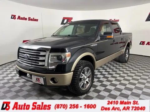 Black 2014 Ford F-150 Lariat for sale in Des Arc, AR