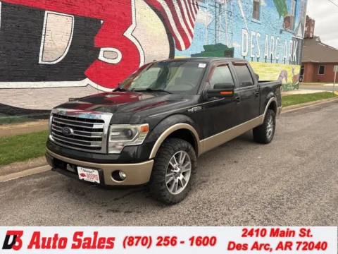 Black 2014 Ford F-150 Lariat for sale in Des Arc, AR