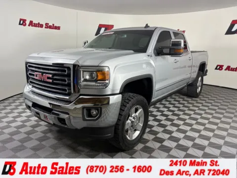 Silver 2016 GMC Sierra 2500HD SLT for sale in Des Arc, AR