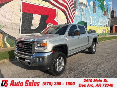 Silver 2016 GMC Sierra 2500HD SLT for sale in Des Arc, AR