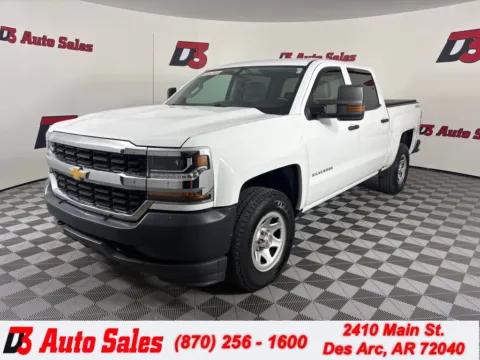 White 2017 Chevrolet Silverado 1500 WT for sale in Des Arc, AR