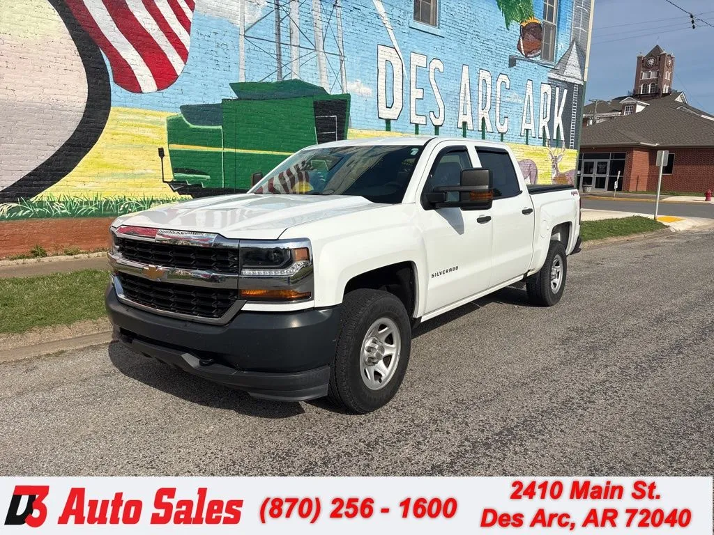 White 2017 Chevrolet Silverado 1500 WT for sale in Des Arc, AR