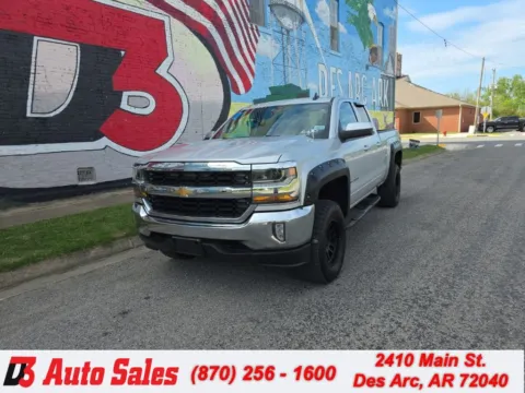 Silver 2016 Chevrolet Silverado 1500 LT for sale in Des Arc, AR