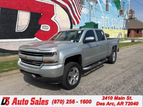 Silver 2018 Chevrolet Silverado 1500 Custom for sale in Des Arc, AR