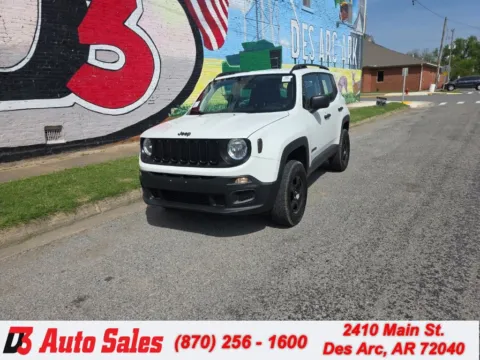 White 2018 Jeep Renegade Sport for sale in Des Arc, AR