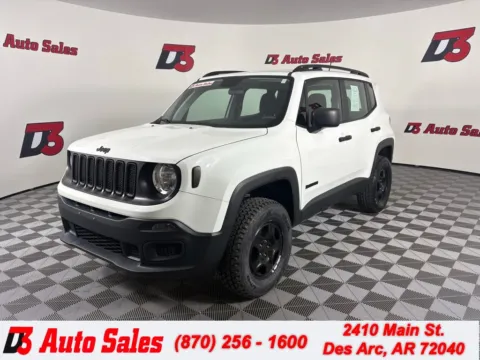 White 2018 Jeep Renegade Sport for sale in Des Arc, AR