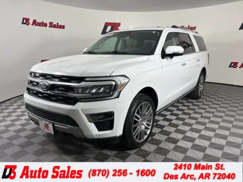 White 2023 Ford Expedition Max Limited for sale in Des Arc, AR
